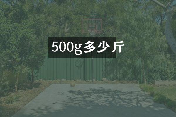 500g多少斤