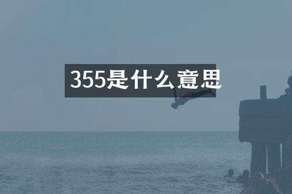 355是什么意思
