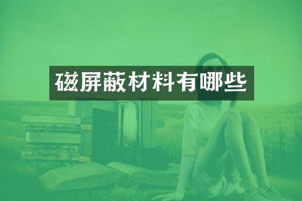 磁屏蔽材料有哪些