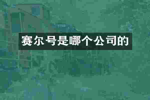 赛尔号是哪个公司的