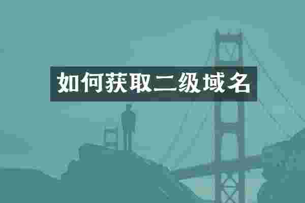 如何获取二级域名