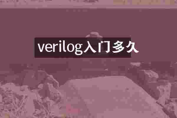 verilog入门多久