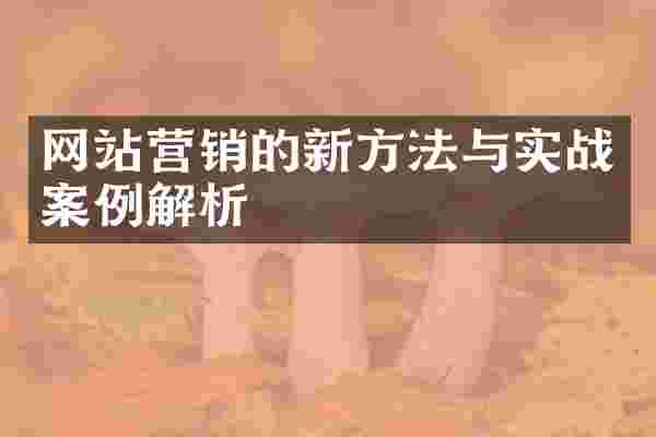 网站营销的新方法与实战案例解析