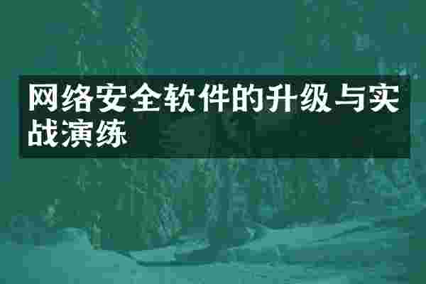 网络安全软件的升级与实战演练