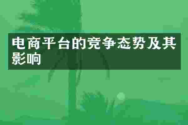 电商平台的竞争态势及其影响