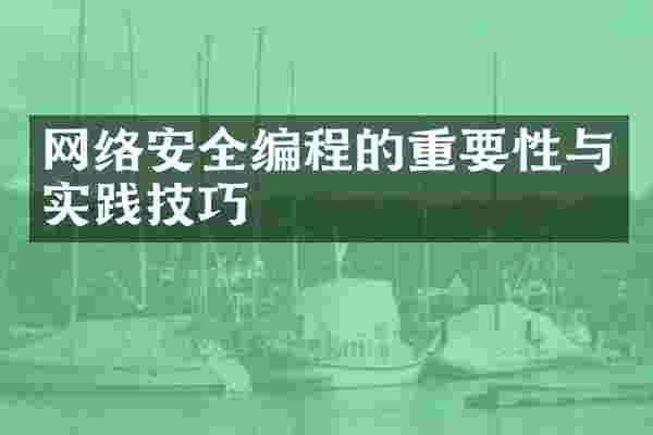 网络安全编程的重要性与实践技巧